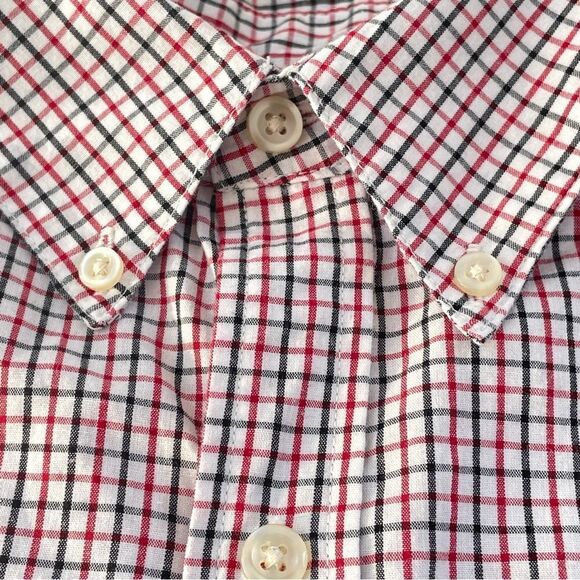 Chaps Check Plaid Men’s Long Sleeve Button Down Shirt Size Medium - Picture 3 of 7